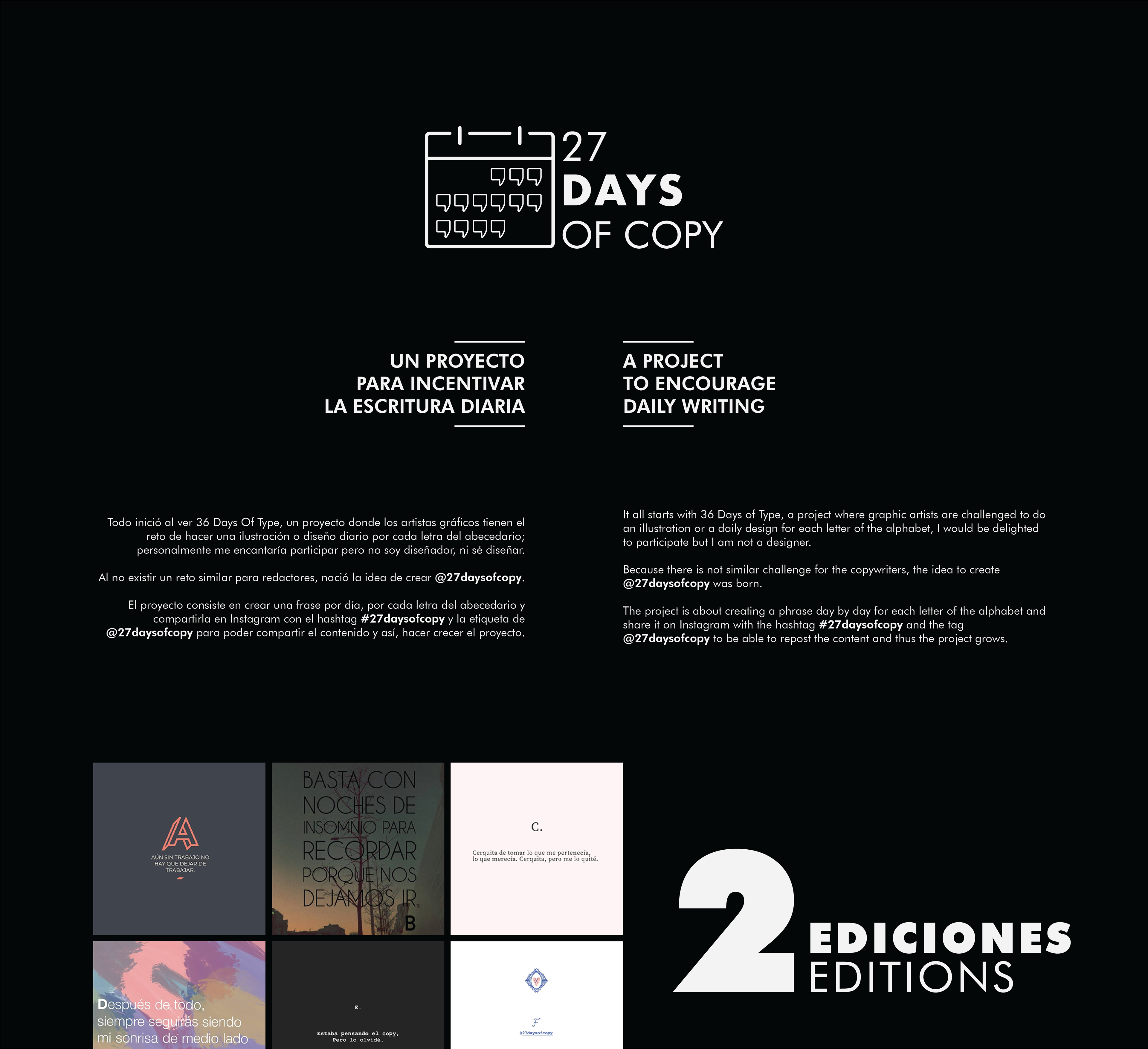 27 Days Of Copy